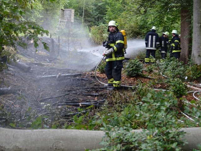 Waldbrand in Berndiel
