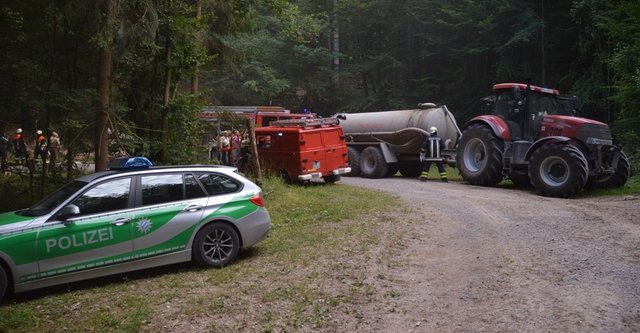 Waldbrand in Berndiel