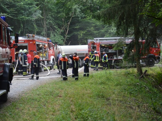 Waldbrand in Berndiel
