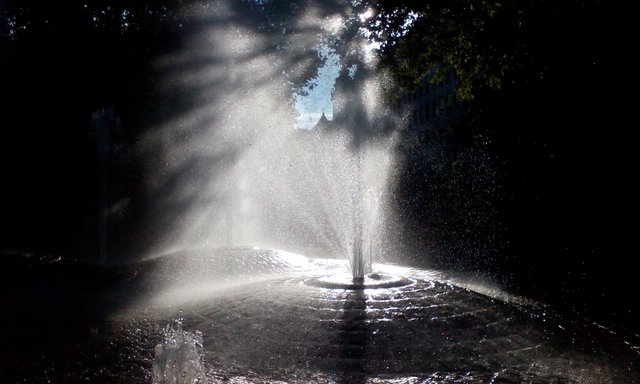 Sendlinger Tor in München - Wasserspiel