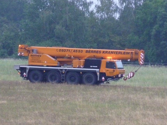Anfahrt Autokran