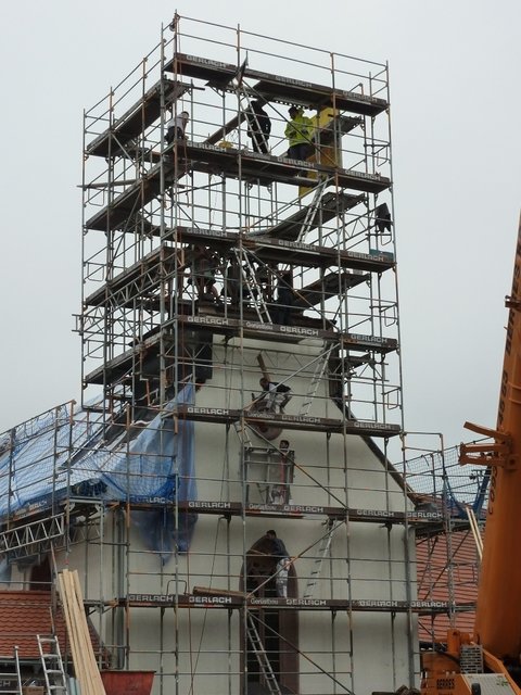 Der Turm ist weg.