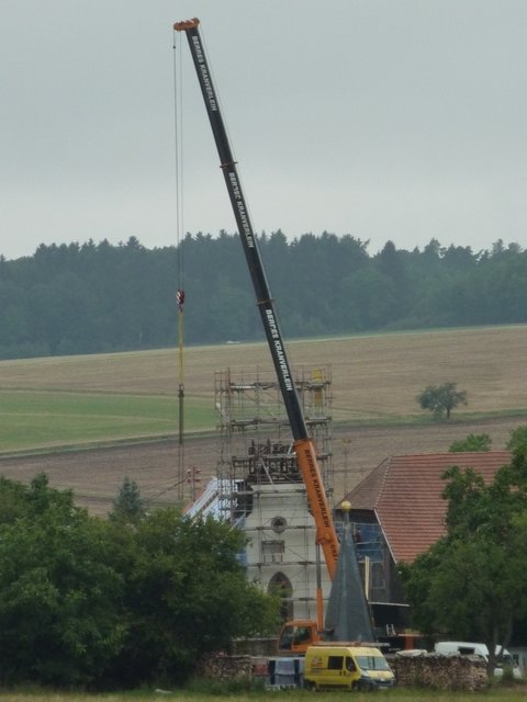 St. Vitus seit 150 Jahren zum ersten Mal ohne Turm