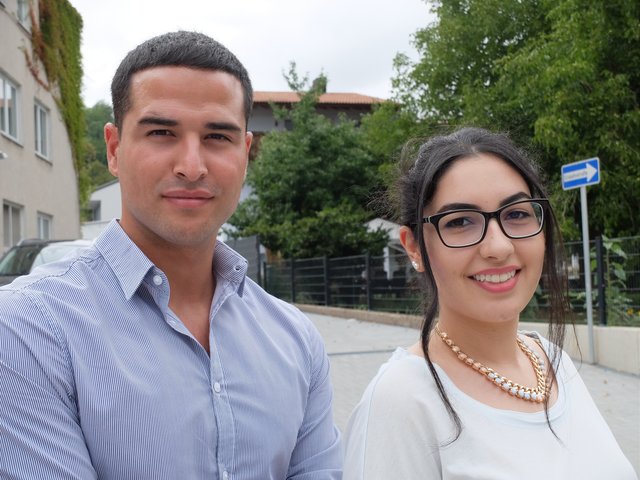 Azubis beim BRK: Akif Ak und Baket Sadikoglu