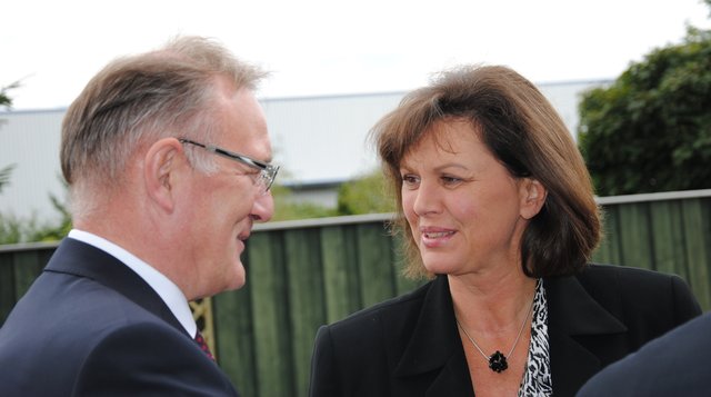 MdL Berthold Rüth und Staatsministerin Ilse Aigner. | Foto: Andrea Kaller-Fichtmüller
