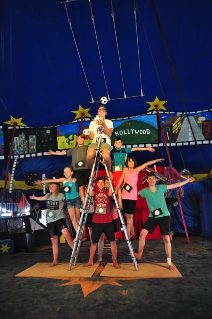 Generalprobe der Leiternnummer