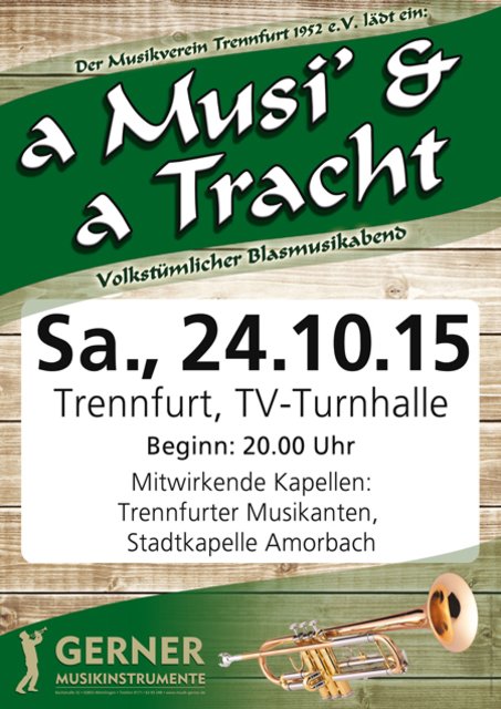 "Trennfurter Musikanten" unter der Leitung von Michael Köhler