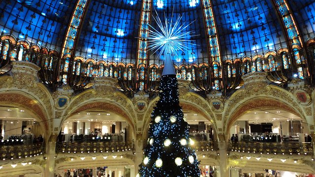 Galeries Lafayette an Weihnachten | Foto: Flickr: erasmusofparis