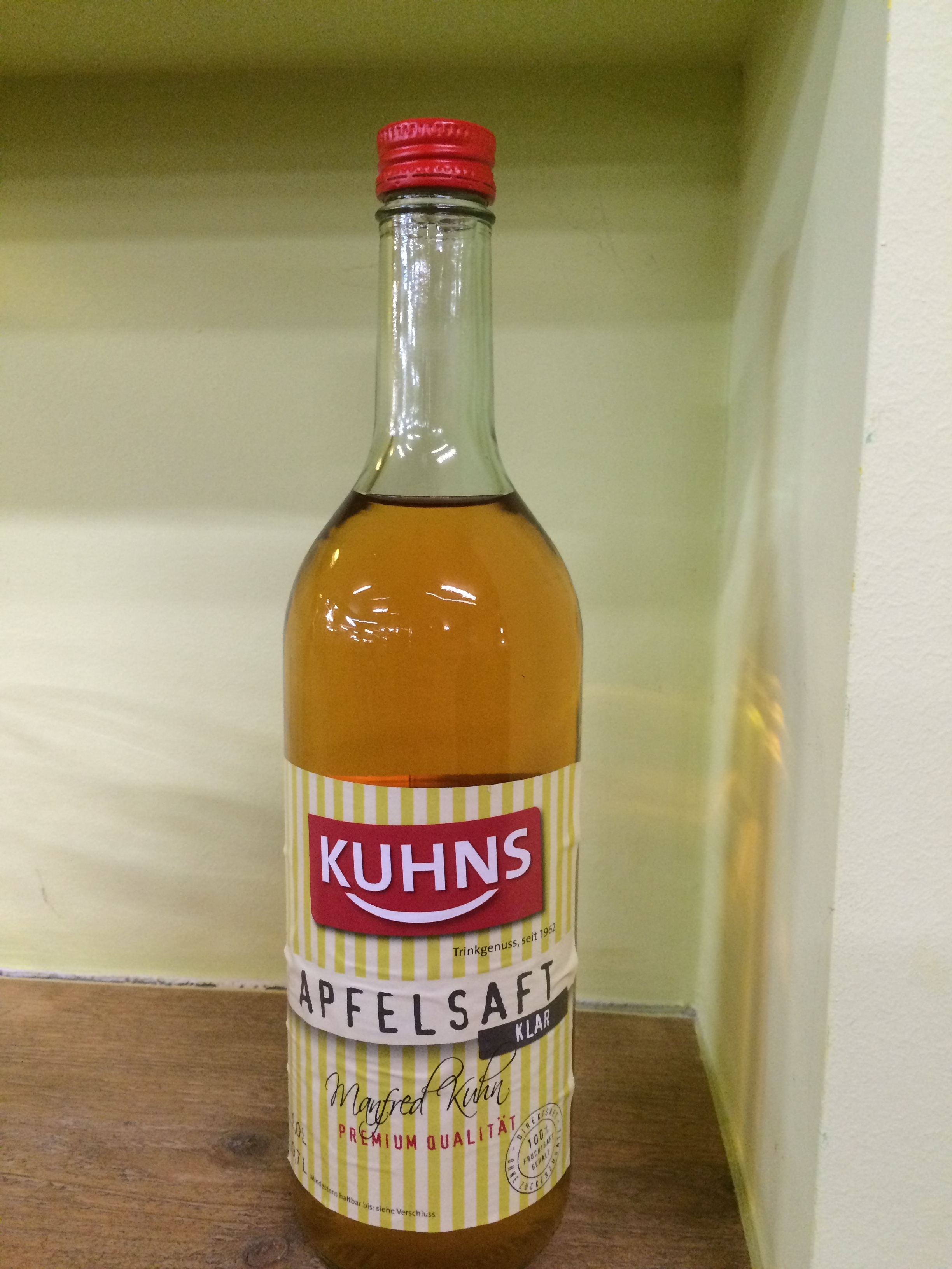 Kuhns Apfelsaft klar