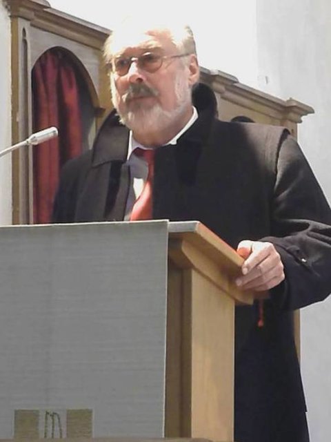 Aussenrenovierung St. Vitus Wenschdorf - 2. Bürgermeister der Stadt Miltenberg Klaus Huhn
