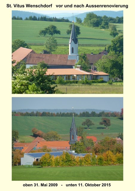 Diskussionen um den jetzt dunkel verschieferten Turm - die alte helle Variante gefiel vielen Besuchern besser