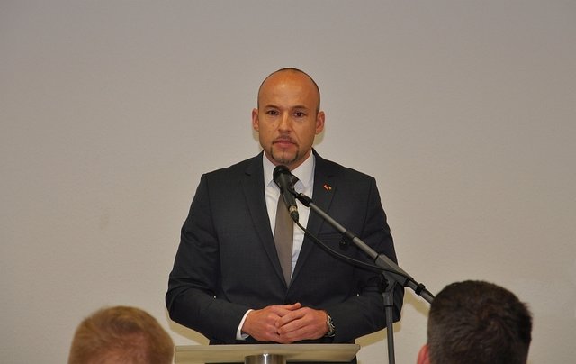 Bundestagsabgeordneter Alexander Hoffmann war trotz seines engen Terminkalenders nach Miltenberg gekommen.