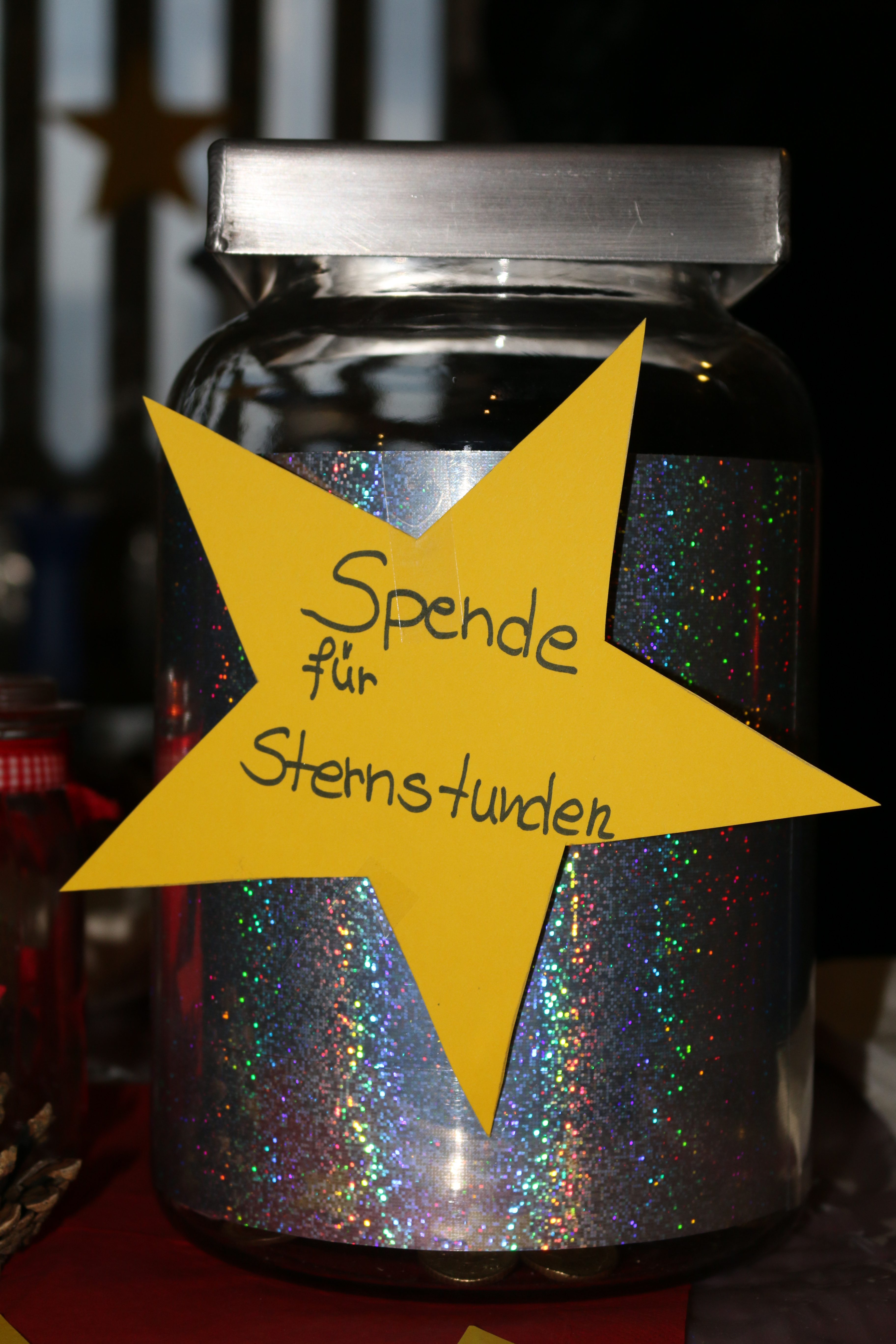 Die Spendenbox wurde gut gefüllt!
