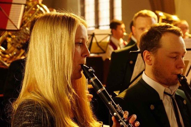 Engagierte Musiker vom Musikverein Eichenkranz in Eichenbühl.