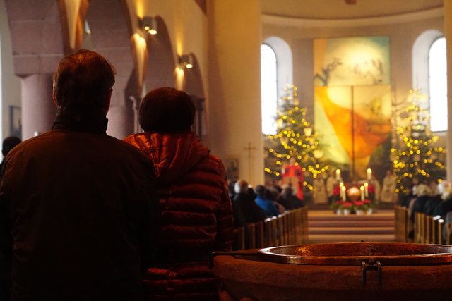 Festlicher Weihnachtsgottesdienst am 26.12.2015 in der Stadtpfarrkirche in Miltenberg.