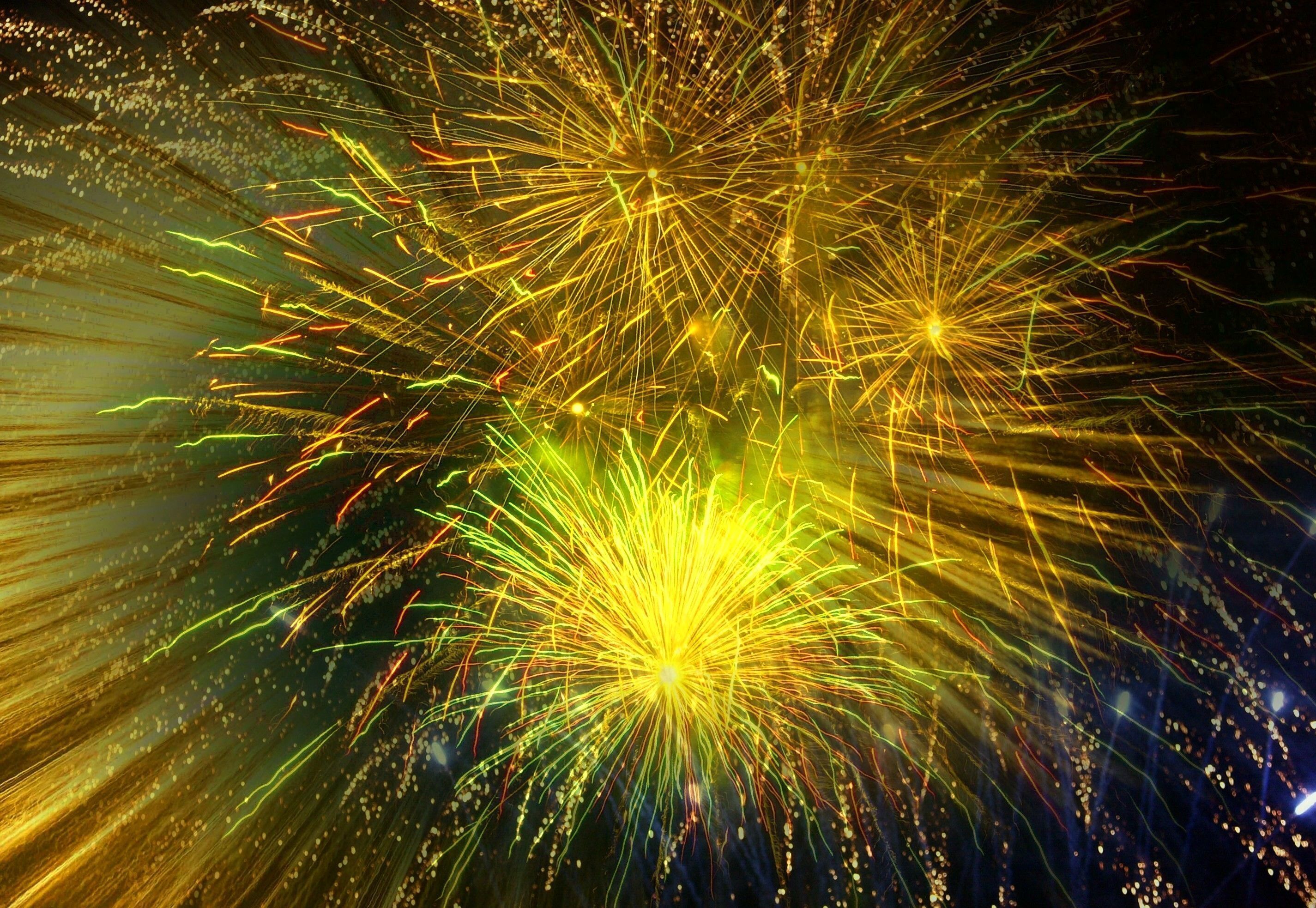 Silvester-Feuerwerk.