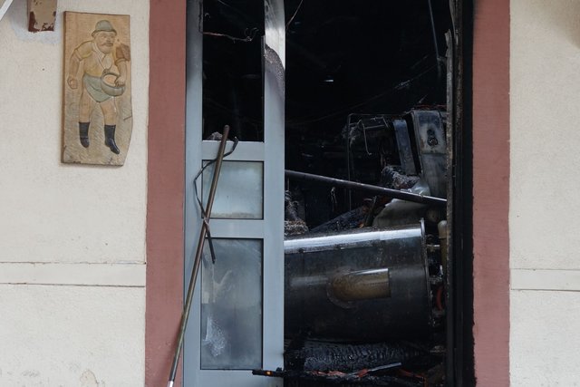 Brand in der Ottenmühle im Erftal zwischen Eichenbühl und Pfohlbach.