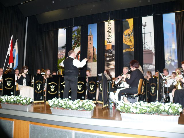 Der Musikverein Eintracht Mechenhard sorgte für die musikalische Umrahmung der Veranstaltung.