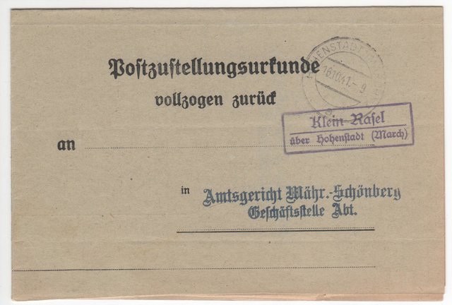 Klein Rasel über Hohenstadt (March)