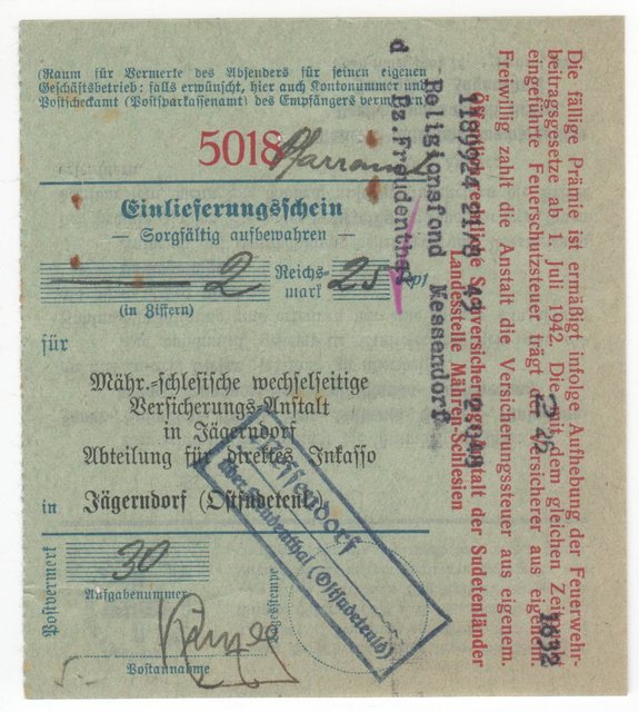 Messendorf über Freudenthal (Ostsudetenland)