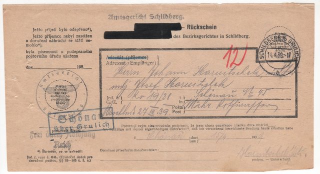 Schönau über Grulich