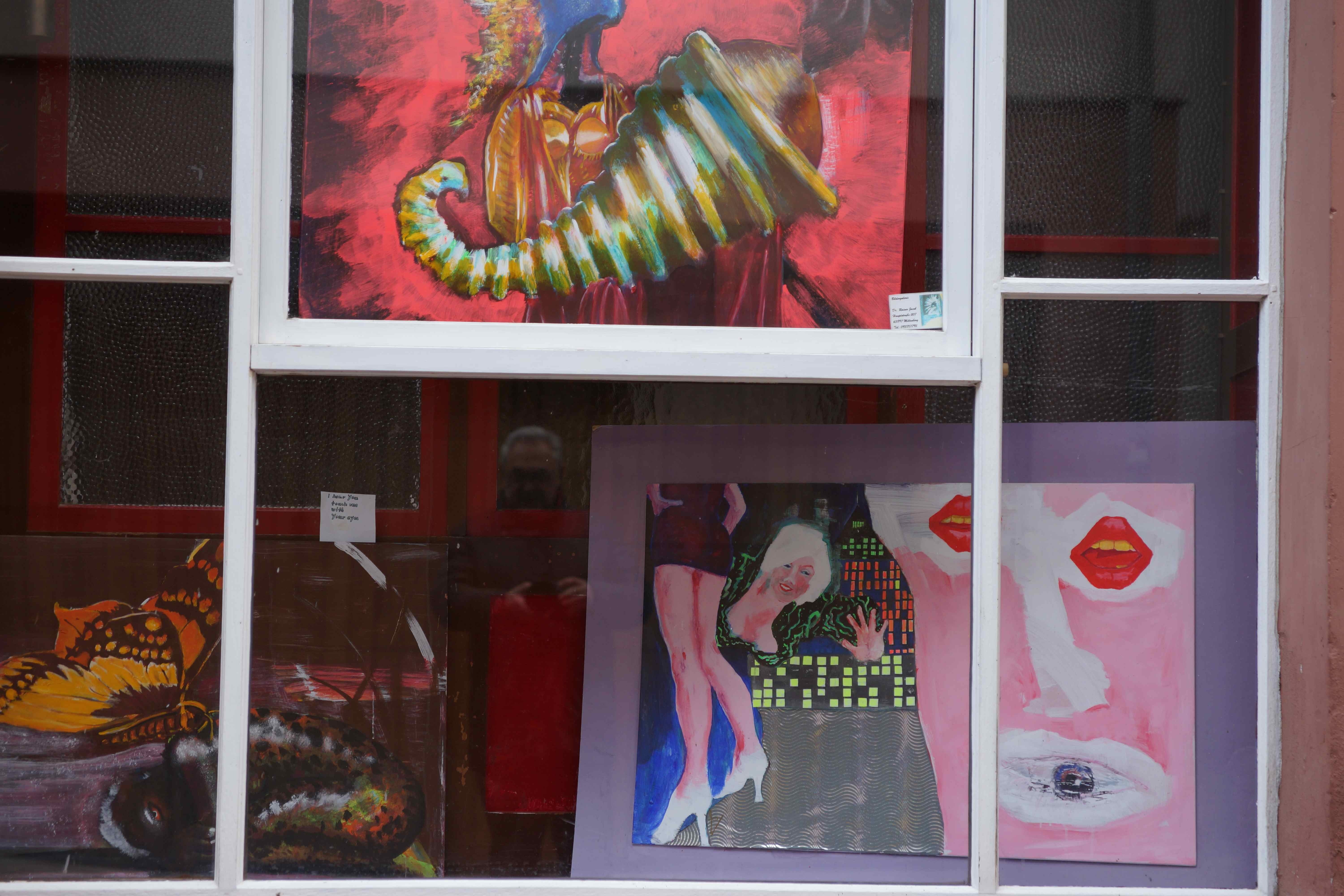 Moderne Kunst im Schwarzviertel.