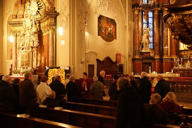 Heilige Messe am Aschermittwoch-Morgen in Walldürn.
