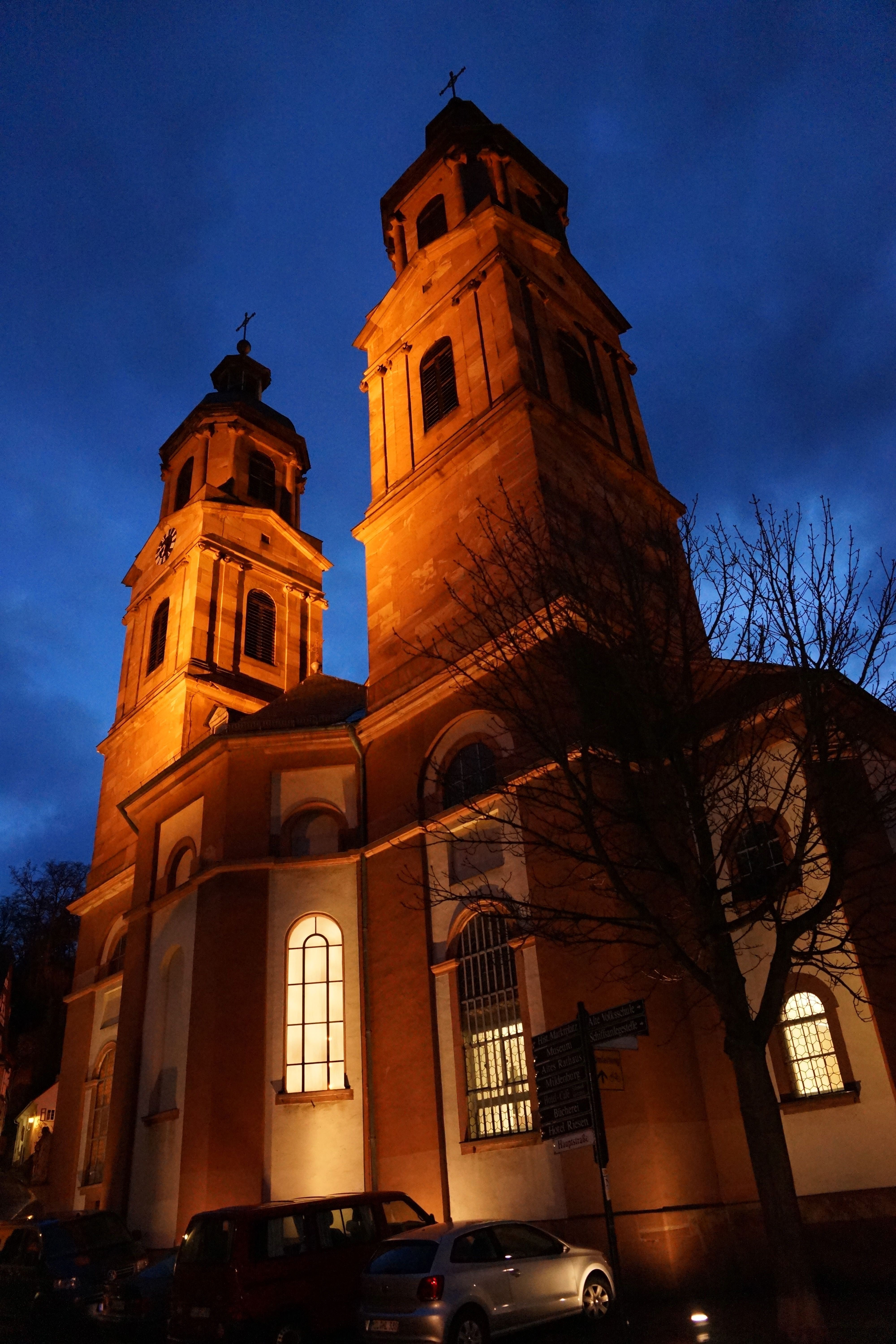 Stadtpfarrkirche in Miltenberg.