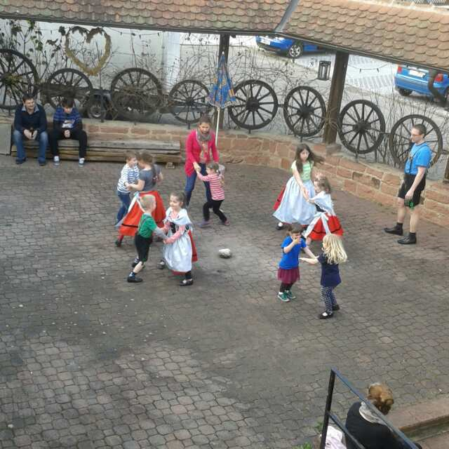 Die Vereinsjugend bei der Probe