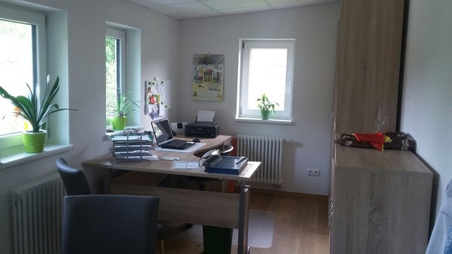 Das neue Büro im Kindergarten Weckbach.