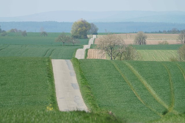 Weites Land bei Hundheim.