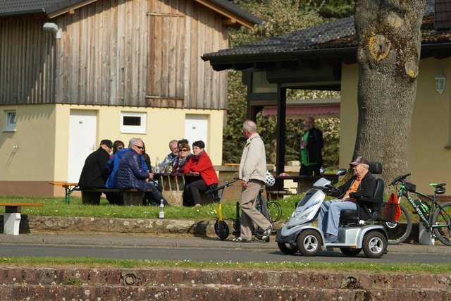 Kommen und gehen - am Main.