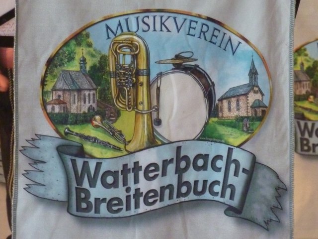 Musikkapelle Watterbach-Breitenbuch unter der Leitung von Christian Trunk beim Musikalischen Maienabend 2016 in Wenschdorf