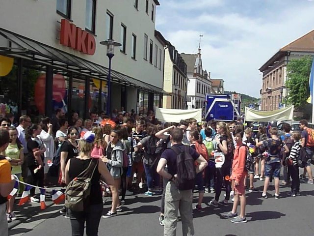 Blumenkorso Bienenmarkt Michelstadt 22. Mai 2016
