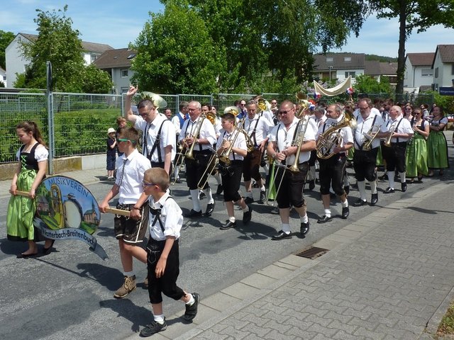 Musikverein Watterbach-Breitenbuch - Blumenkorso Bienenmarkt Michelstadt 2016