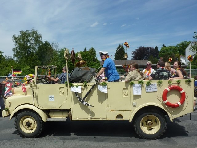 Maritimer Klub Odenwald - Blumenkorso Bienenmarkt Michelstadt 22. Mai 2016