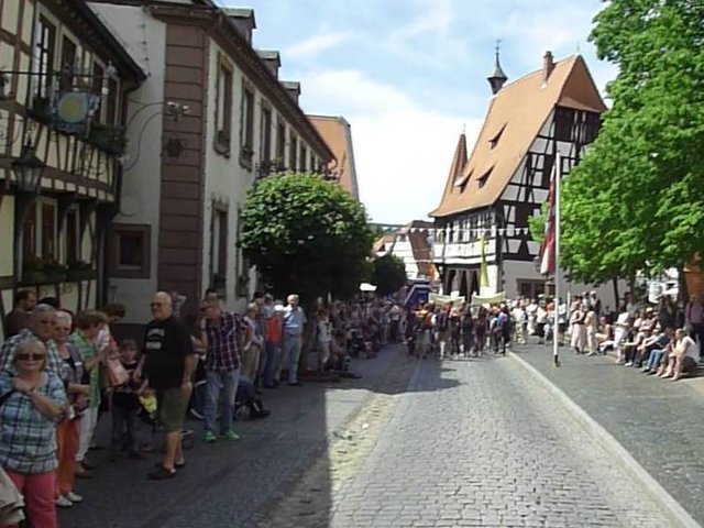 Blumenkorso Bienenmarkt Michelstadt 22. Mai 2016