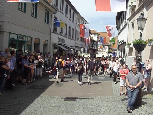 Blumenkorso Bienenmarkt Michelstadt 22. Mai 2016