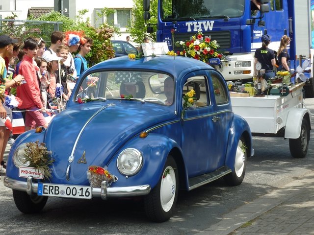 Blumenkorso Bienenmarkt Michelstadt 22. Mai 2016