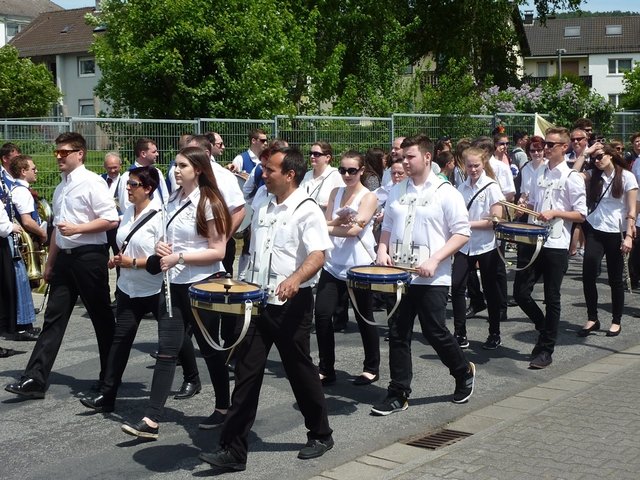 Spielleute Orchester der FFW Michelstadt - Blumenkorso Bienenmarkt Michelstadt 22. Mai 2016