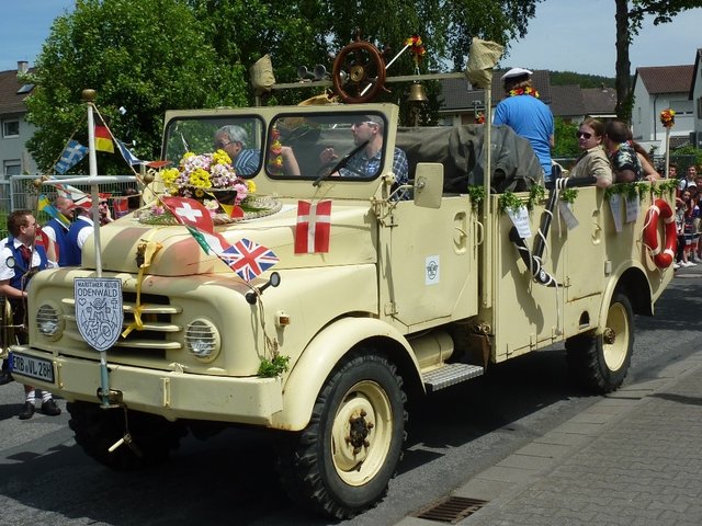 Maritimer Klub Odenwald - Blumenkorso Bienenmarkt Michelstadt 22. Mai 2016