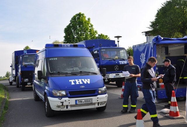 Abrücken zum nächsten Einsatz.