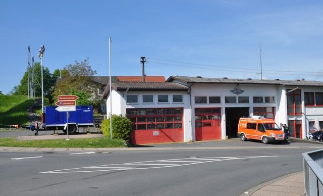 Das Feuerwehrhaus wurde mit Strom versorgt.