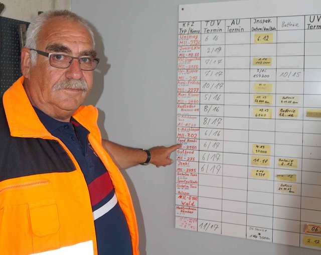 Elmar Bachmann ist Leiter des Bauhofes  in Bürgstadt.