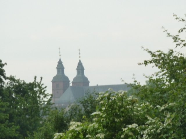 Wallfahrt nach Walldürn am 5. Juni 2016 - das Ziel in Sichtweite