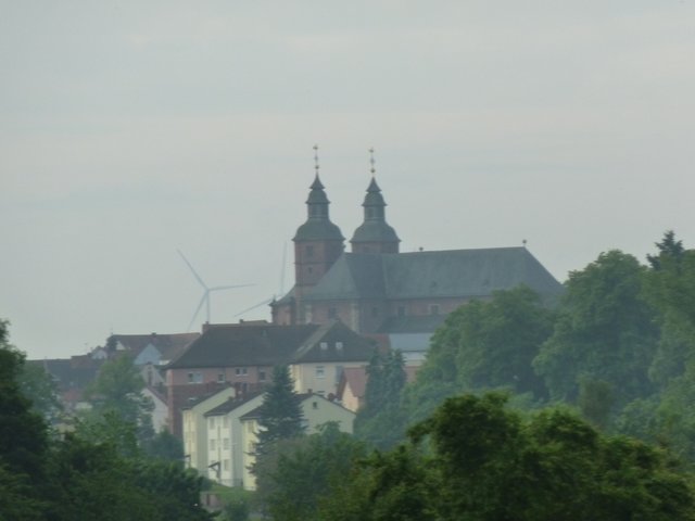 Wallfahrt nach Walldürn am 5. Juni 2016 - das Ziel in Sichtweite