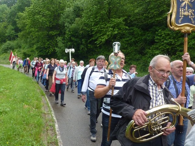 Wallfahrt nach Walldürn am 5. Juni 2016 - Odenwälder Trachtenkapelle Wenschdorf-Monbrunn