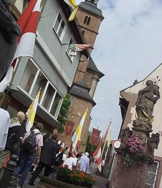 Wallfahrt nach Walldürn am 5. Juni 2016