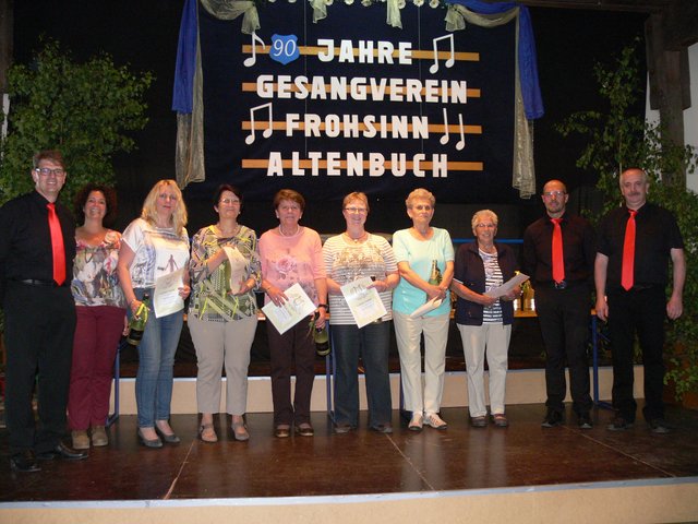 Ehrungen für 25 Jahre