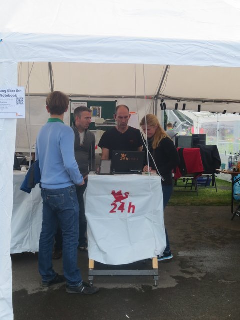 Das ORGA-Team des 24-Stundenlaufs in Hanau.